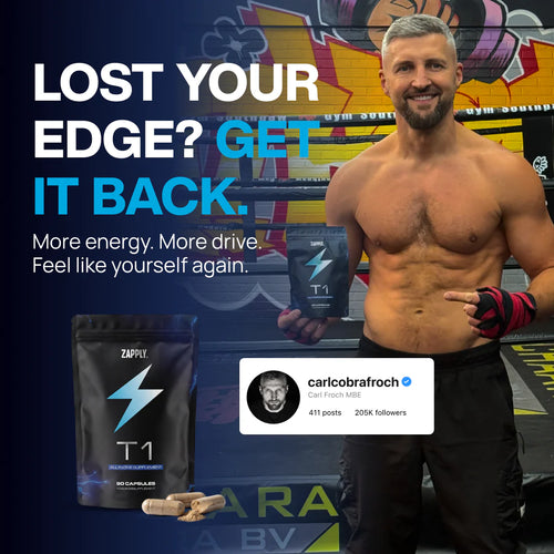 Zapply T1 | All-In-One Formula for Testosterone & Energy